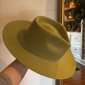 Cactus Green Wide Brim Rancher Hat